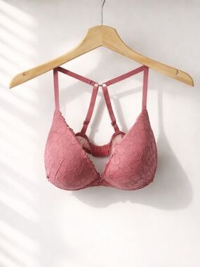 La SENZA Pink Lace Strappy Bra | 36D | Obsession